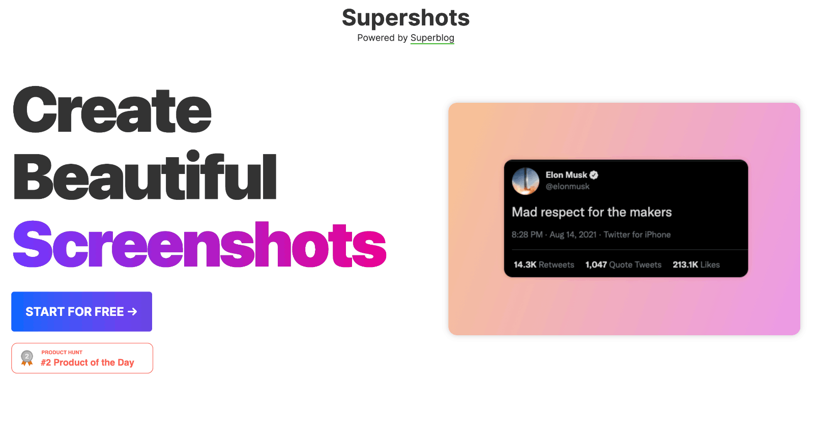 Supershots