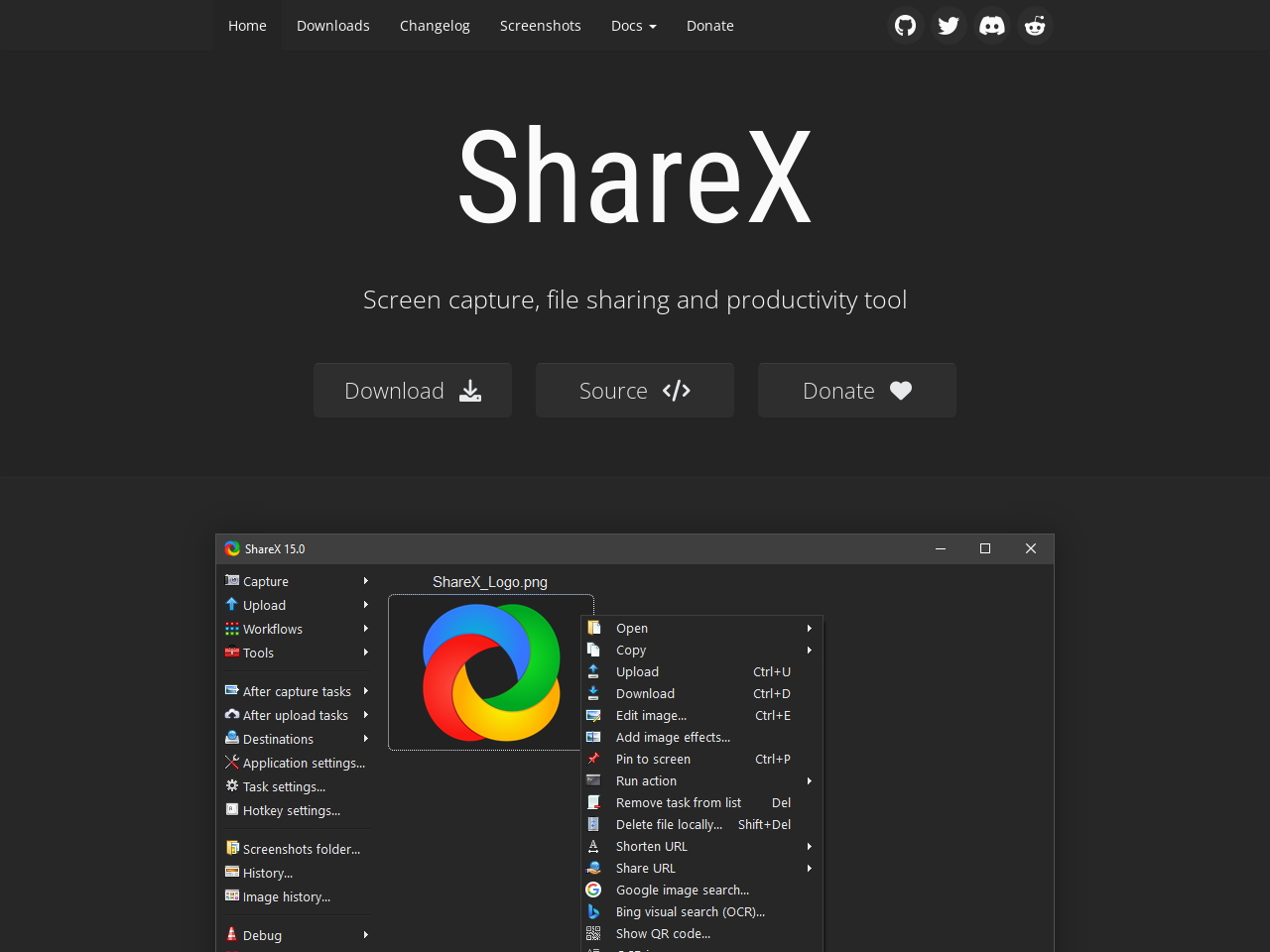 ShareX 高级截图