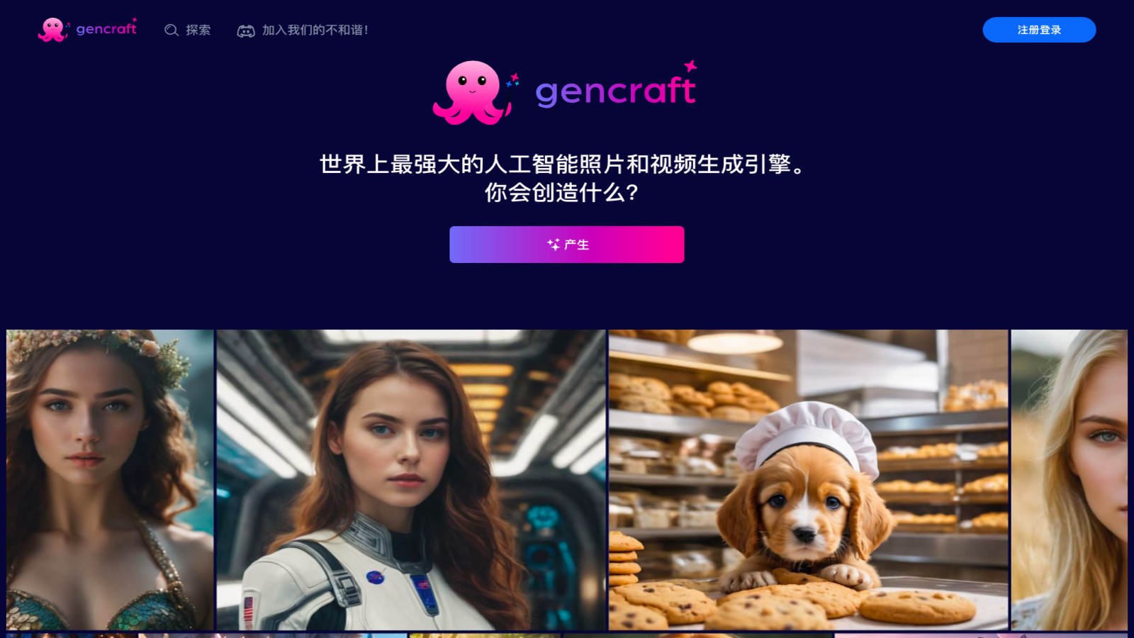Gencraft -AI艺术生成器