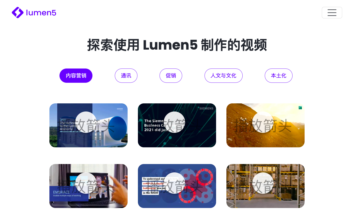 Lumen5 - AI 视频