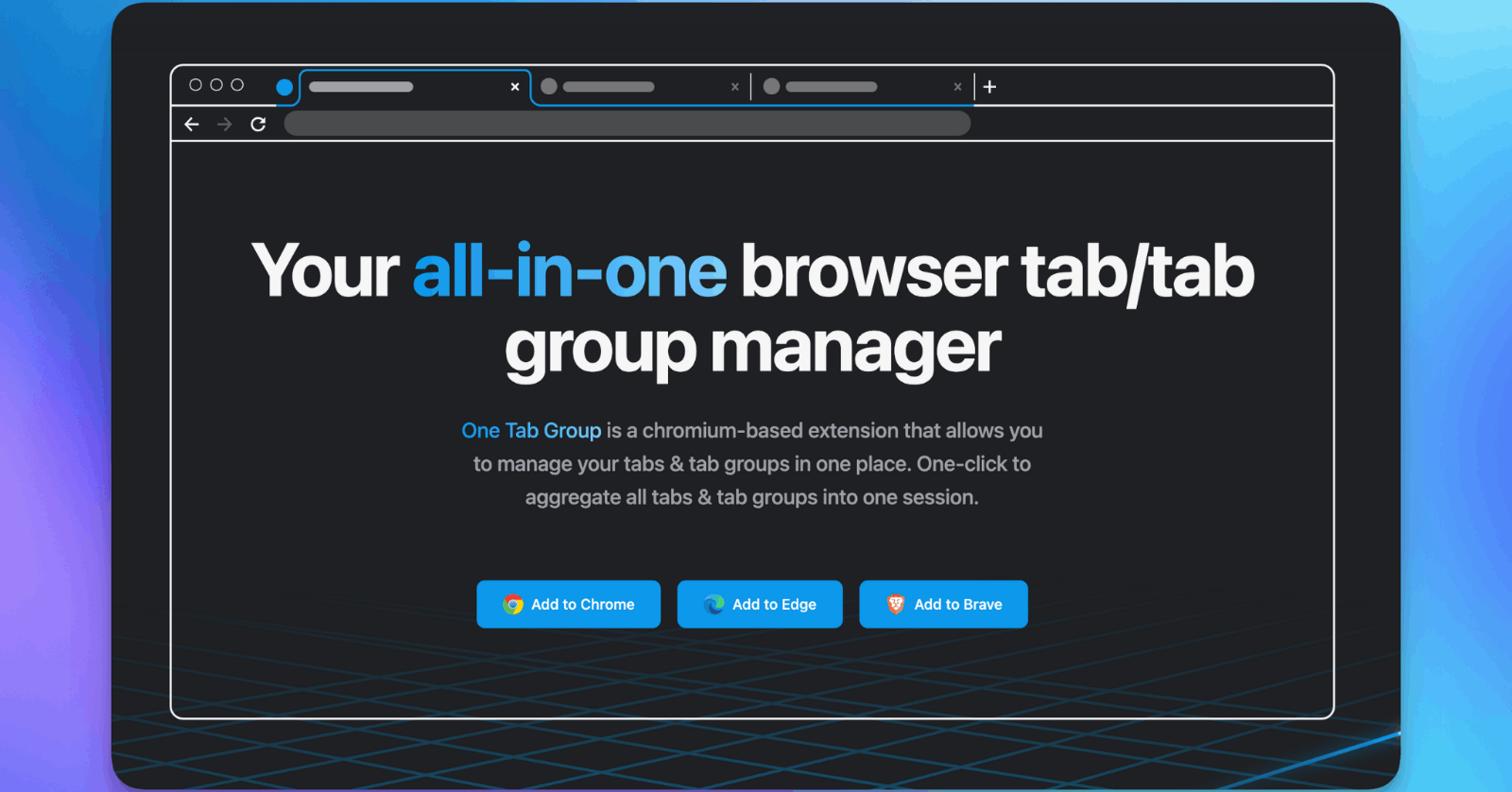 One Tab Group