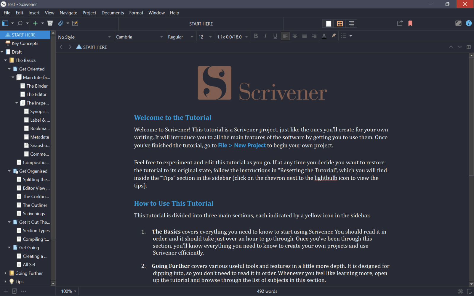 Scrivener 卡片写作软件