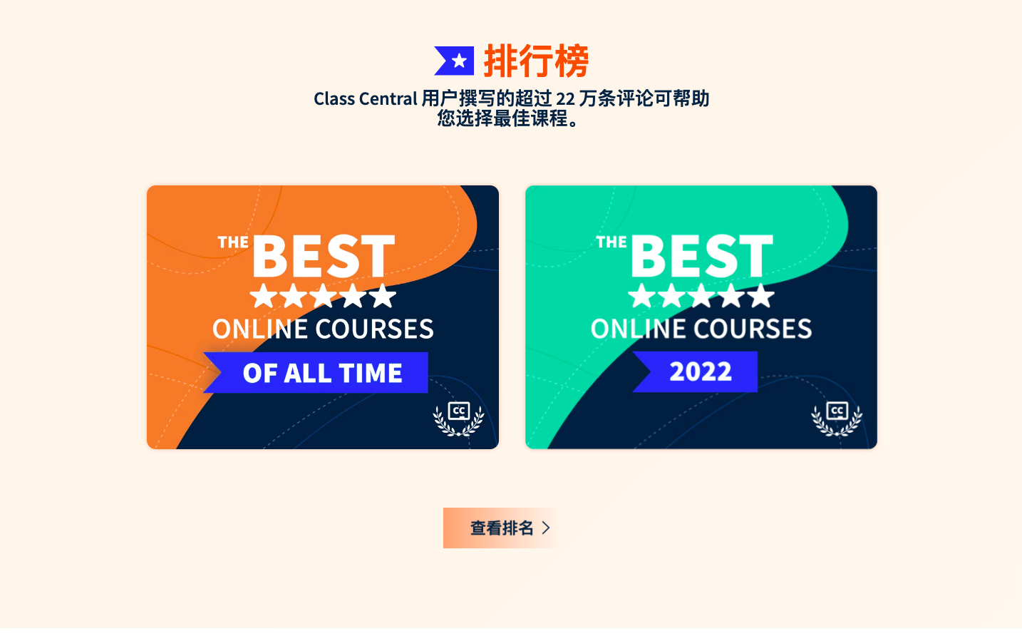 Classcentral 慕课检索