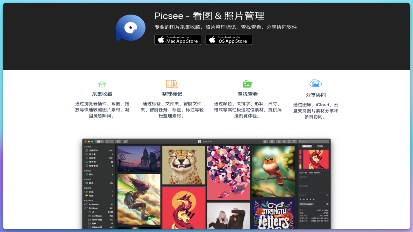 Picsee 照片管理