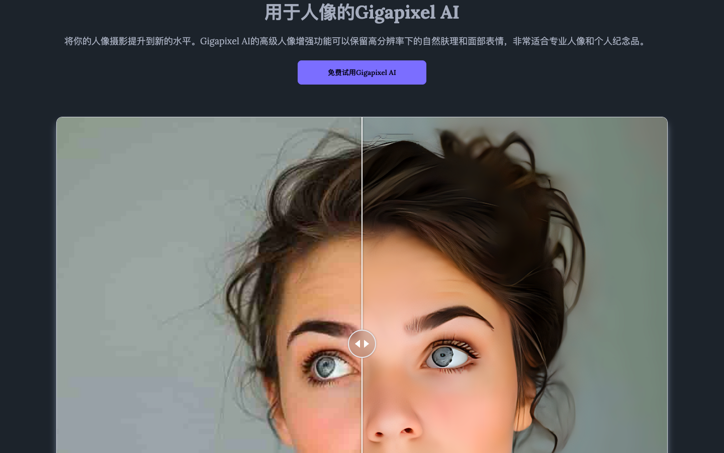 Gigapixel AI图片修复