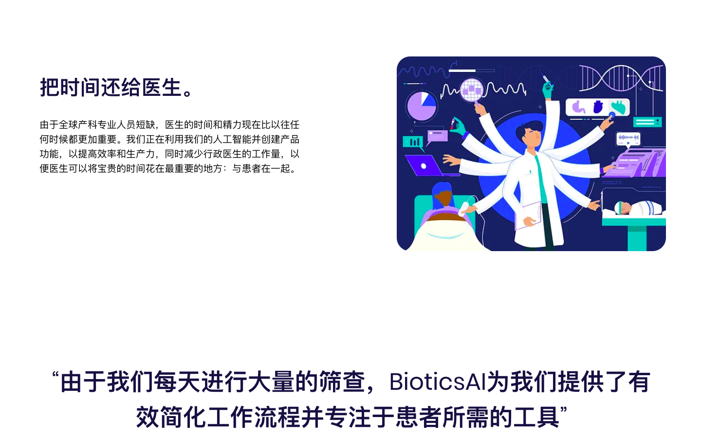 Biotics AI 医疗