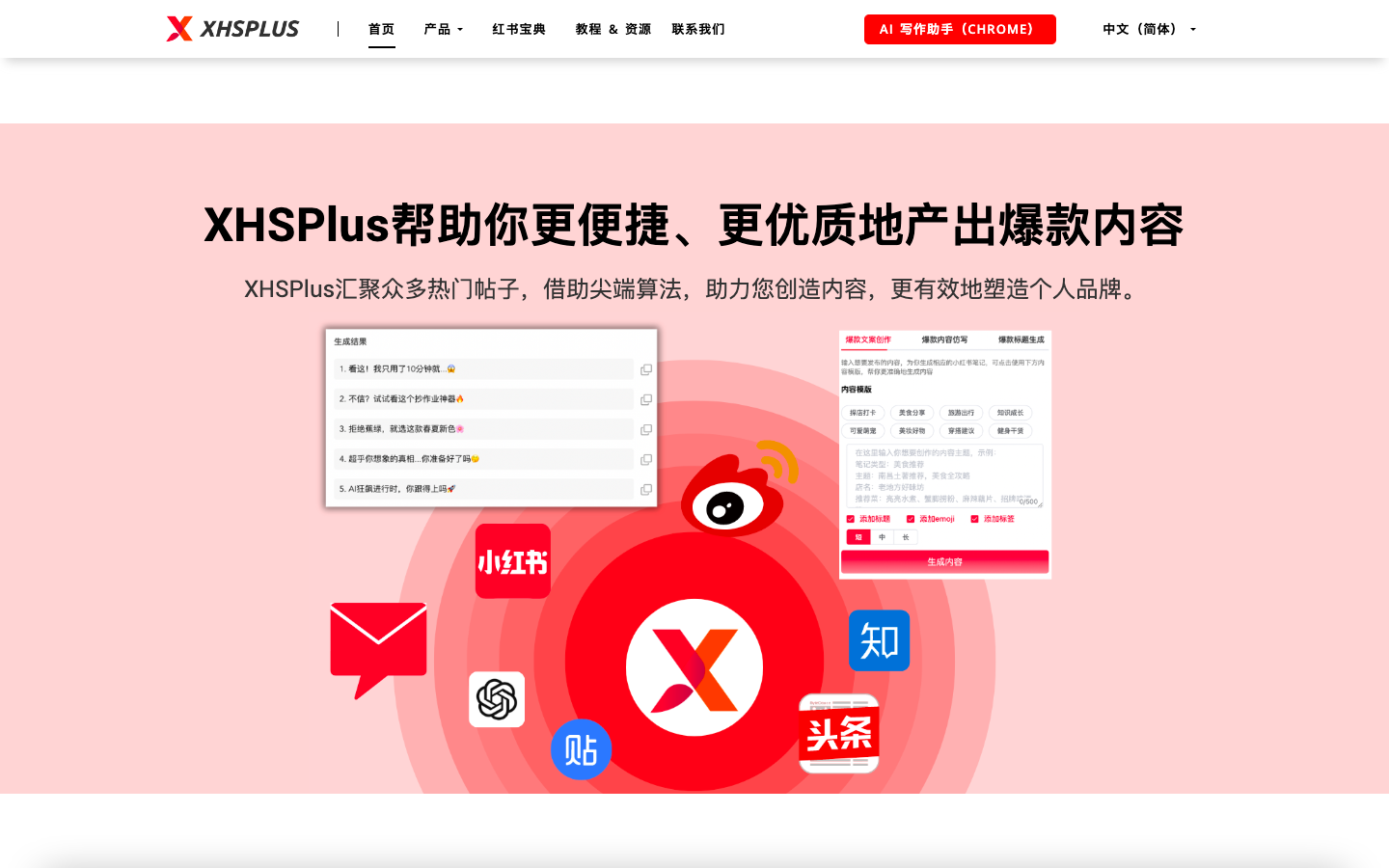 XHSPlus小红书AI文案创作