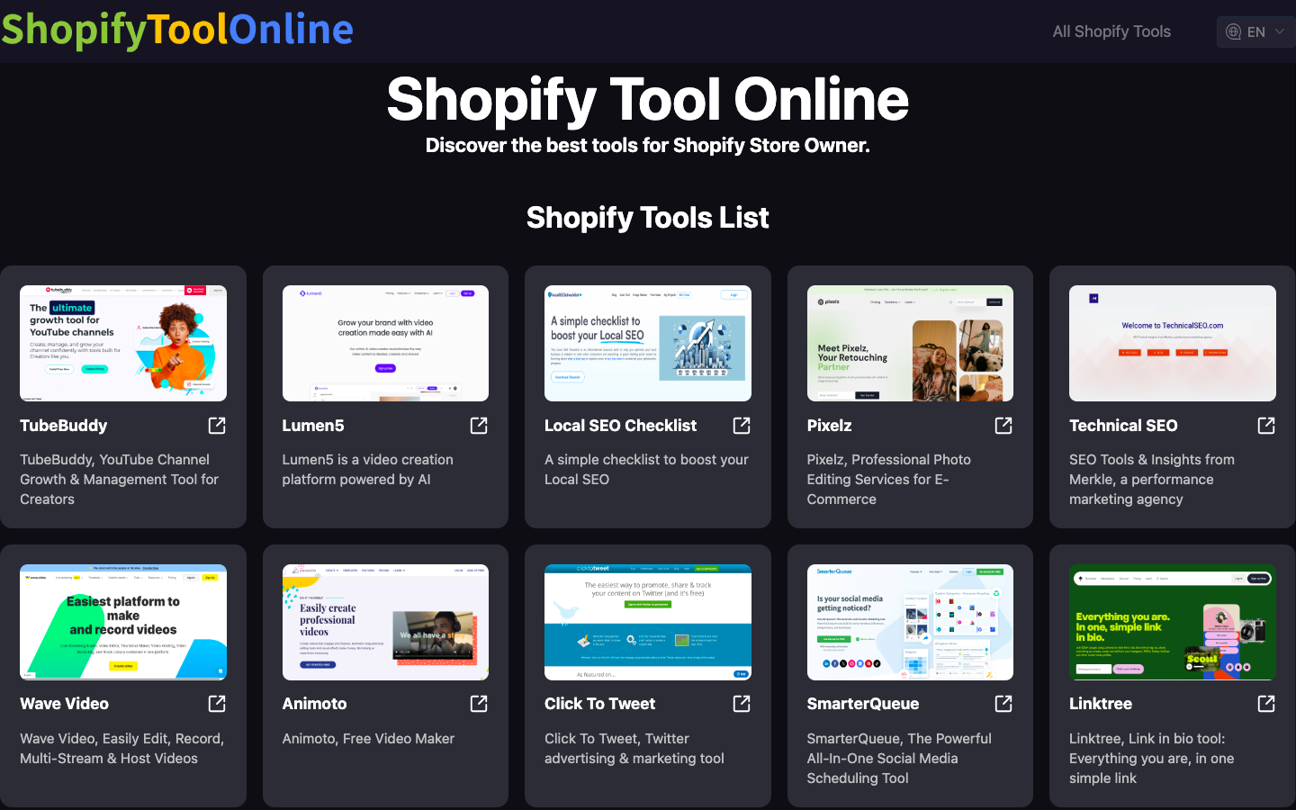 Shopify Tool Online