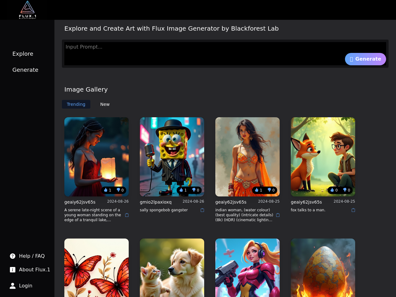 Flux Images Gallery  AI绘画