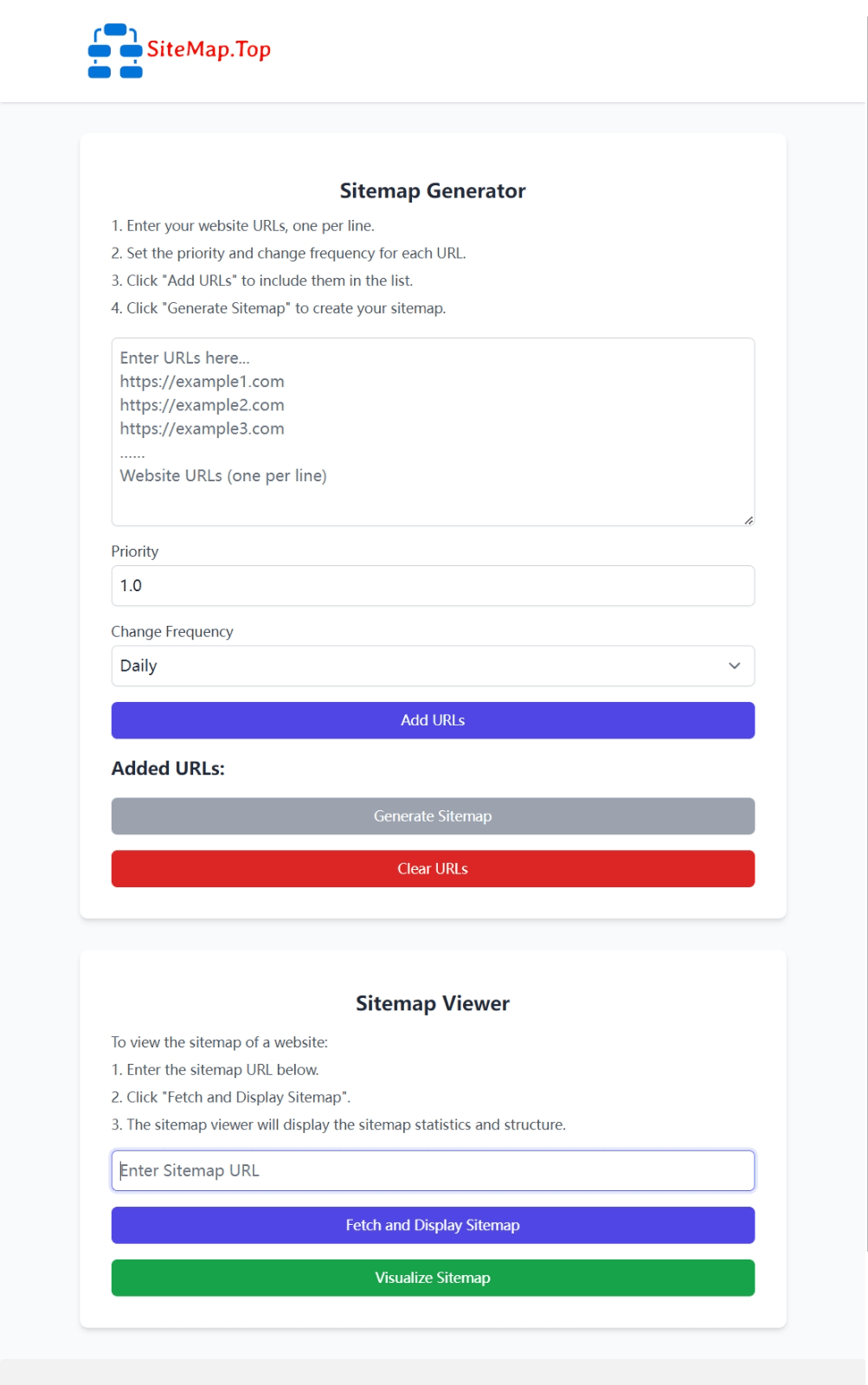 Sitemap 网站地图生成、数据分析及可视化工具