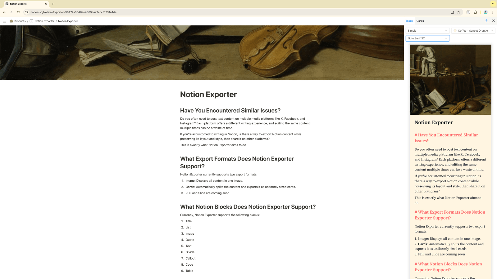 Notion Exporter