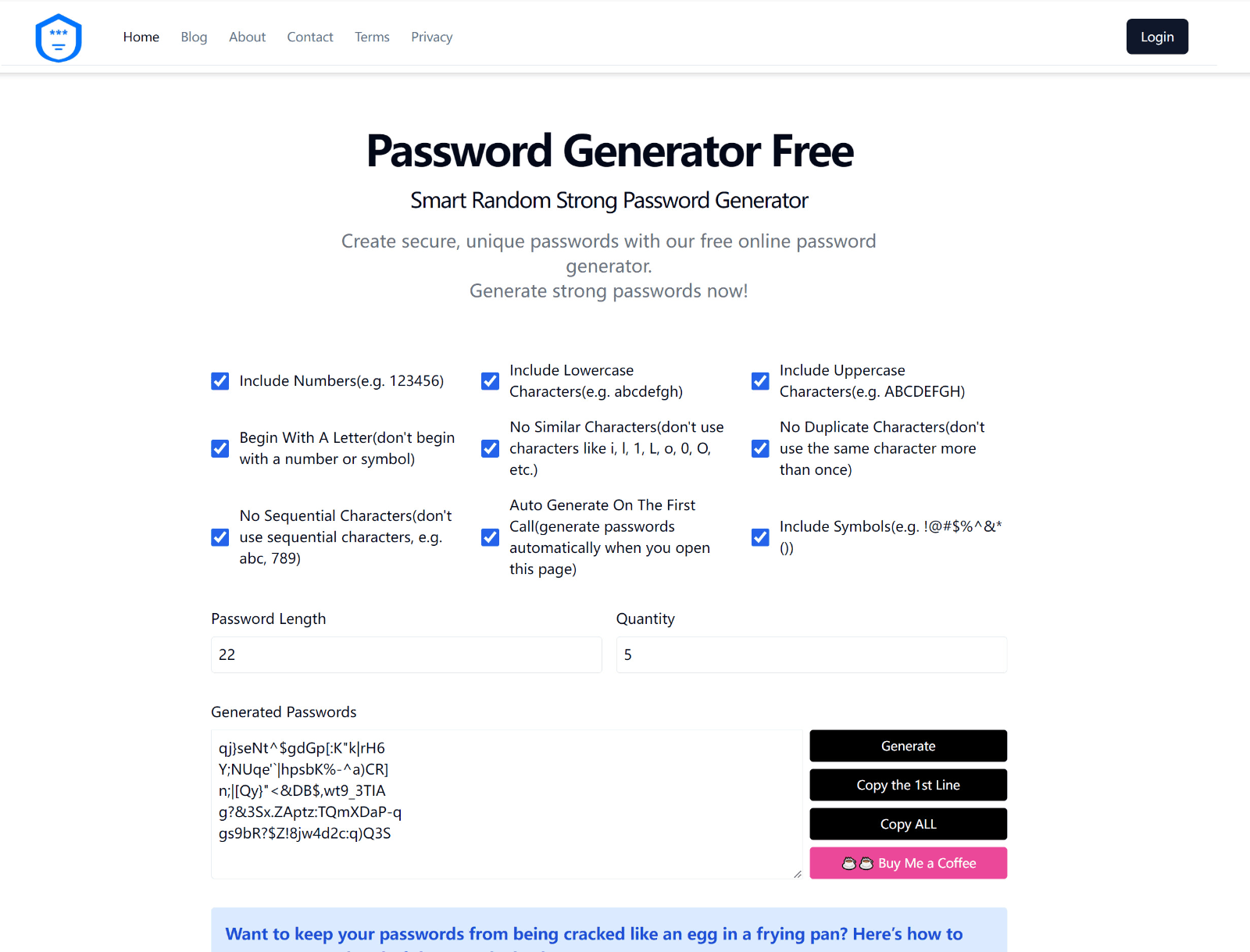 Password-Generator-Free密码生成器