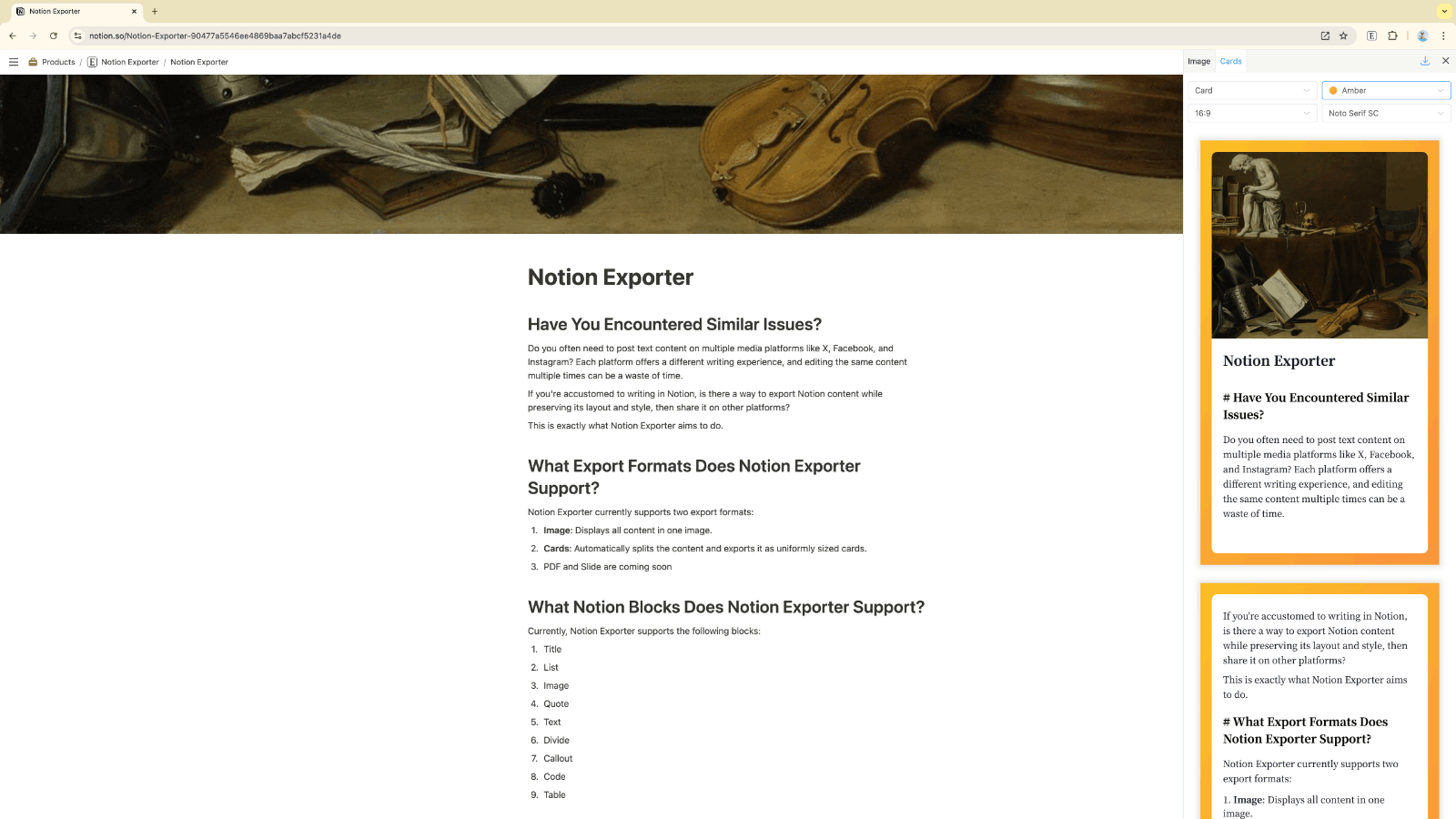 Notion Exporter