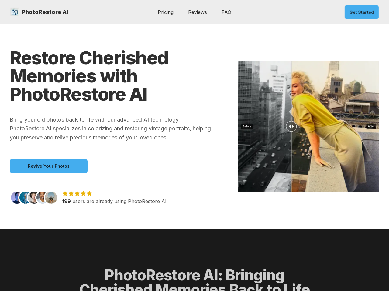 PhotoRestore AI老照片修复