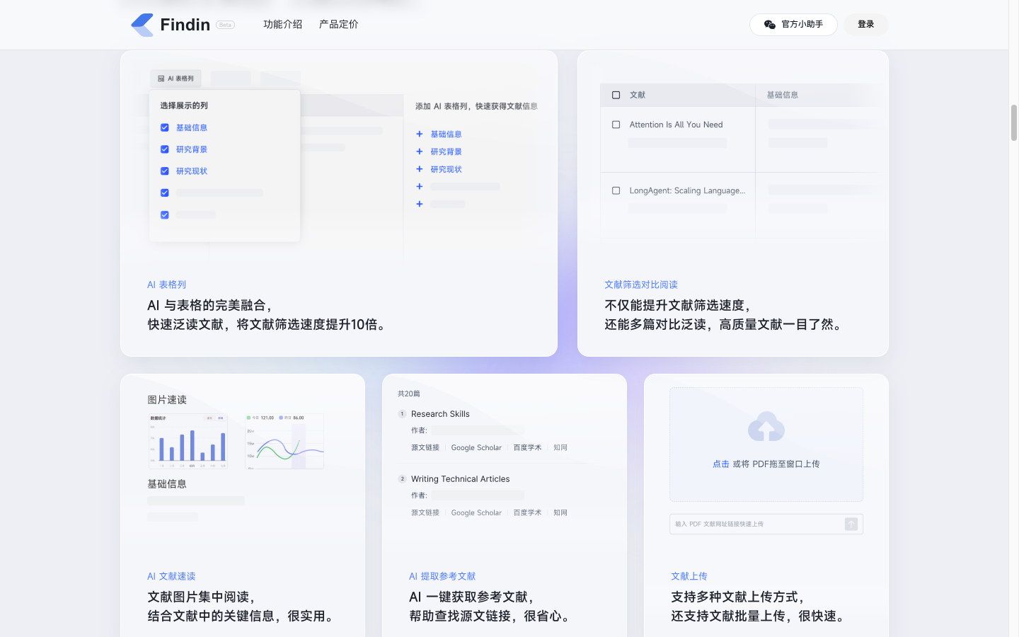 Findin AI学术文献分析