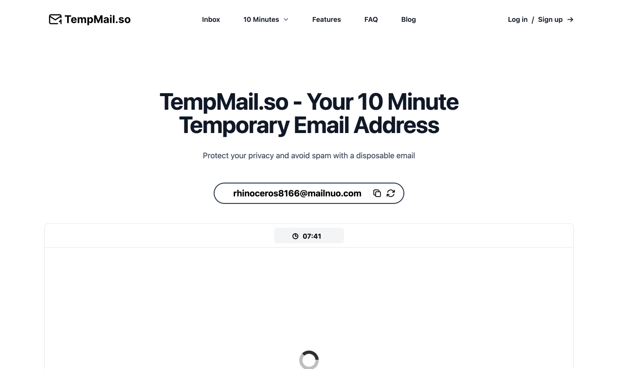 TempMail 临时邮箱