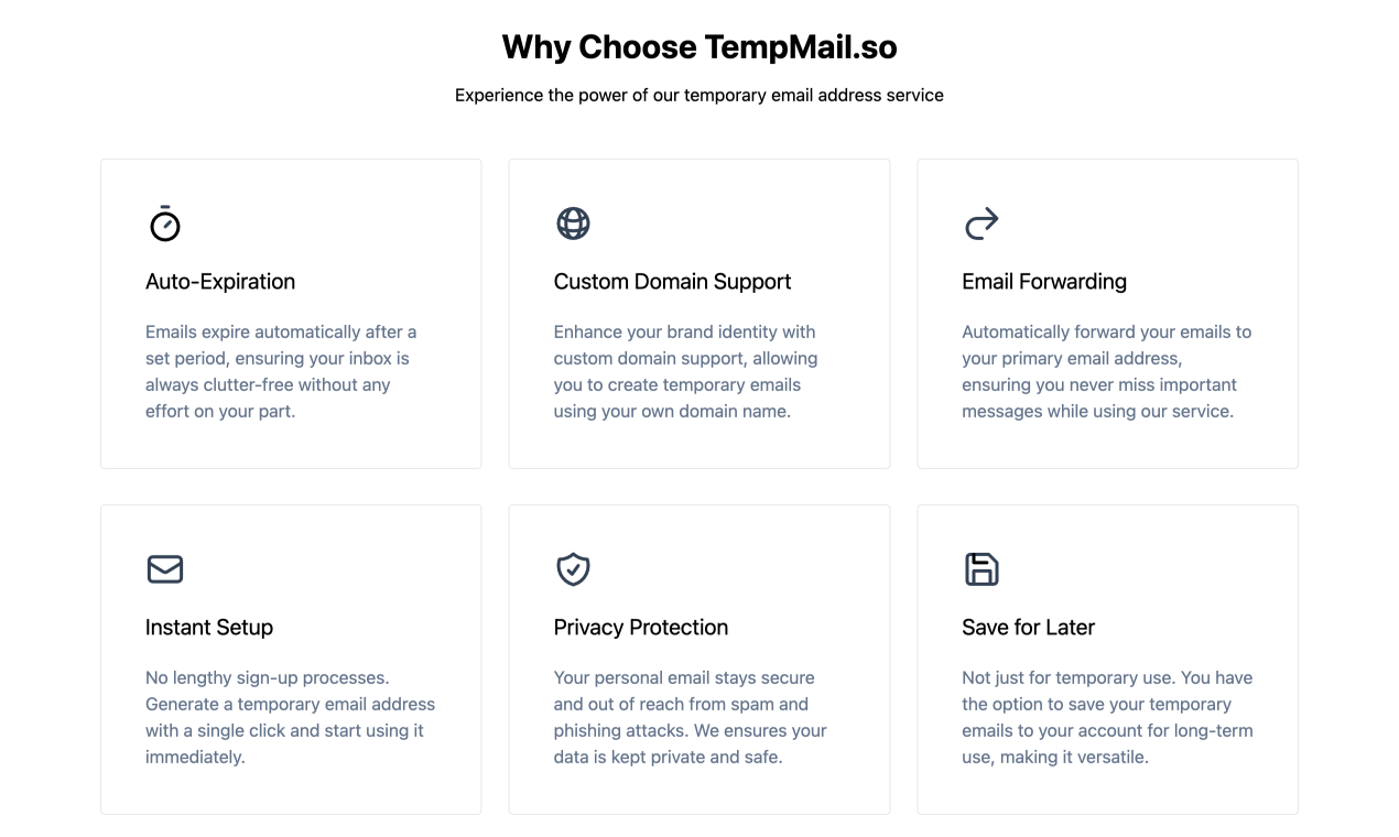 TempMail 临时邮箱