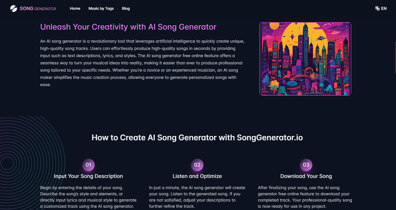 SongGenerator AI音乐生成器