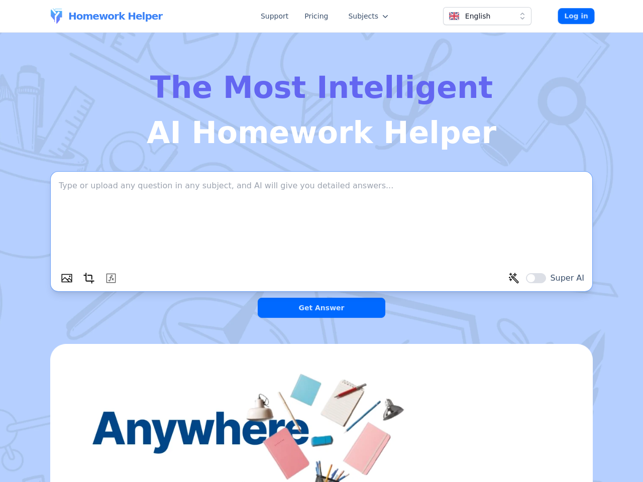 Homeworkhelper AI学习助理