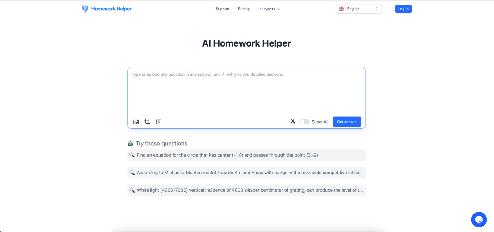 Homeworkhelper AI学习助理