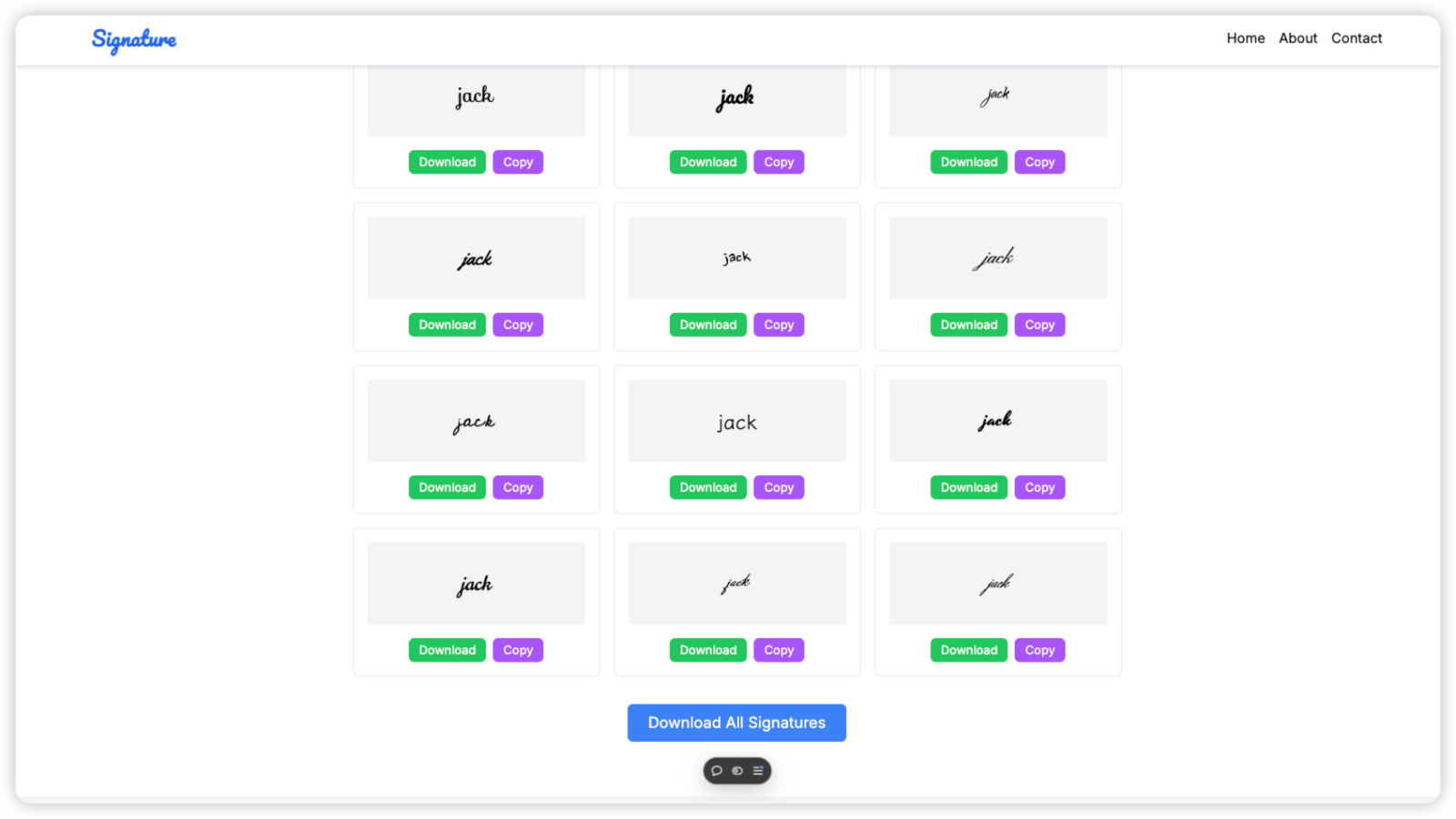 Signature Generator AI英文签名生成器