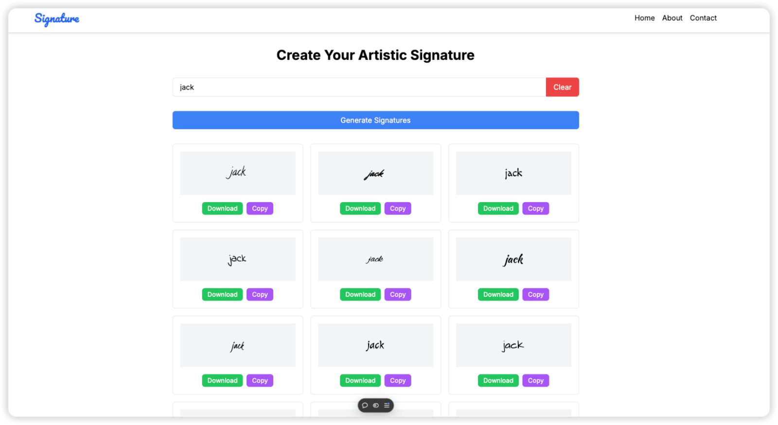 Signature Generator AI英文签名生成器