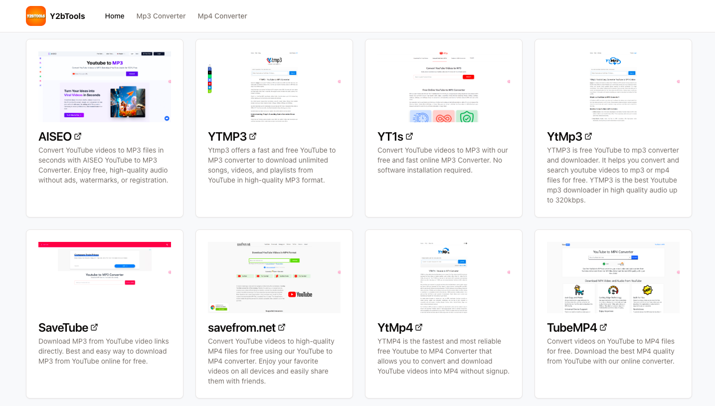 Y2bTools 视频格式转换