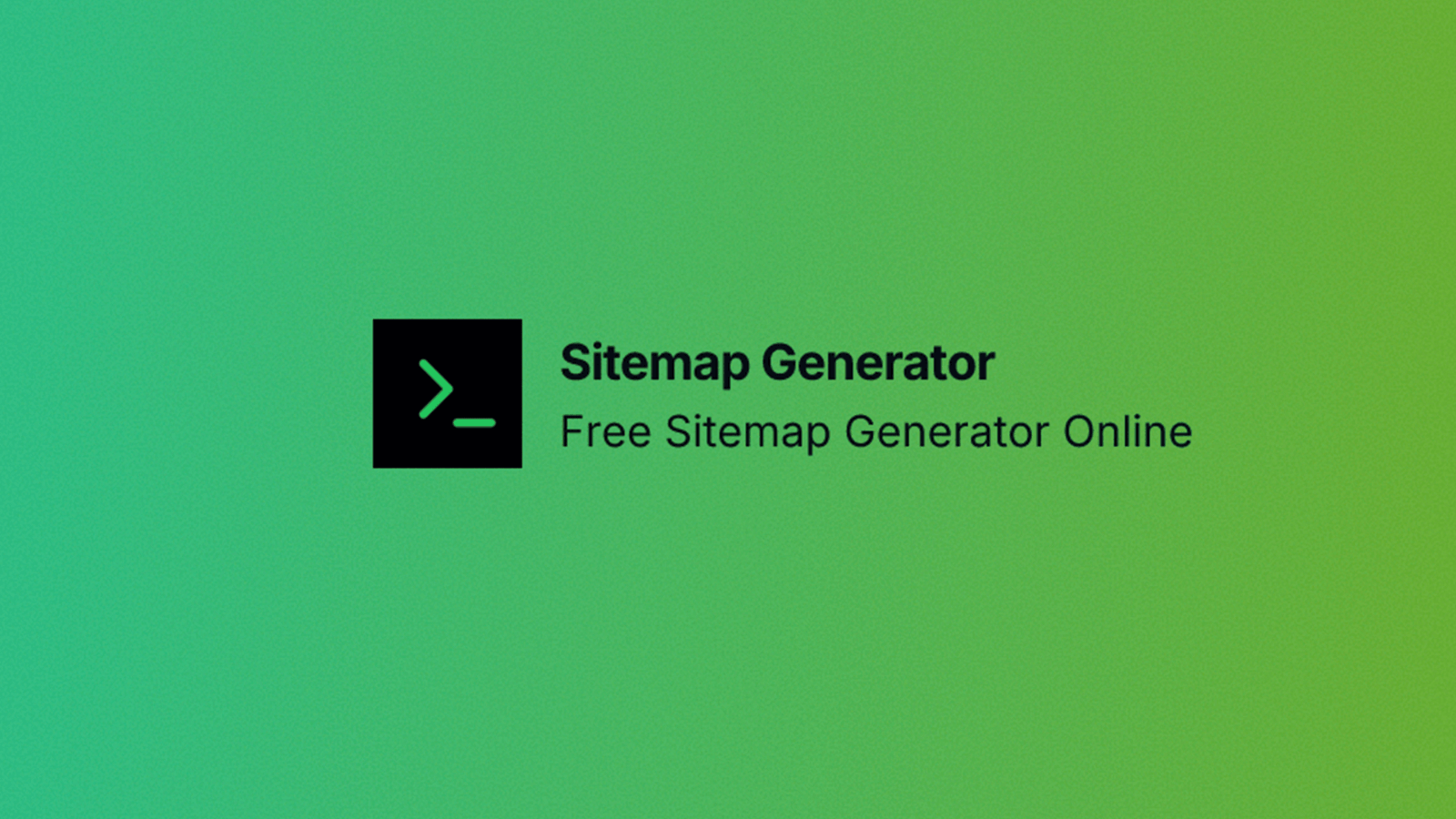 Sitemap Generator- XML站点地图生成器