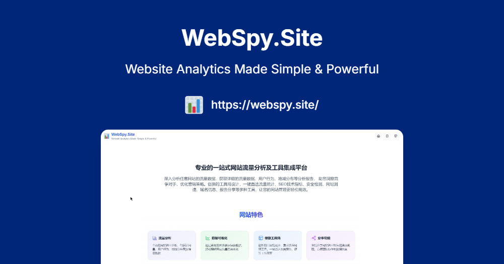 WebSpy.Site 网站流量分析