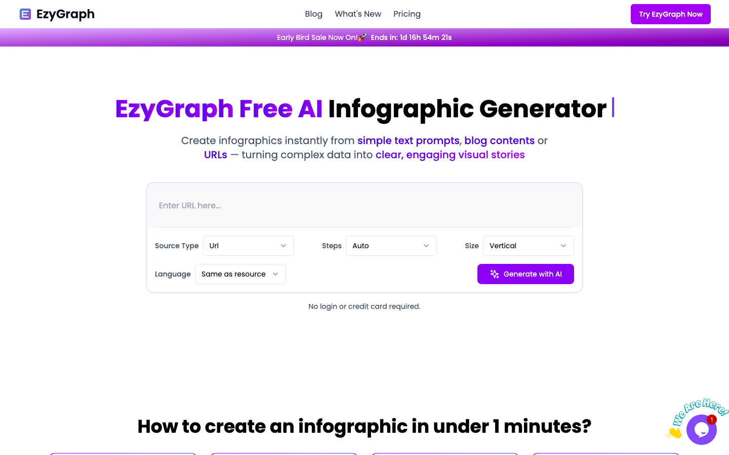 EzyGraph - AI博客文章信息图生成器