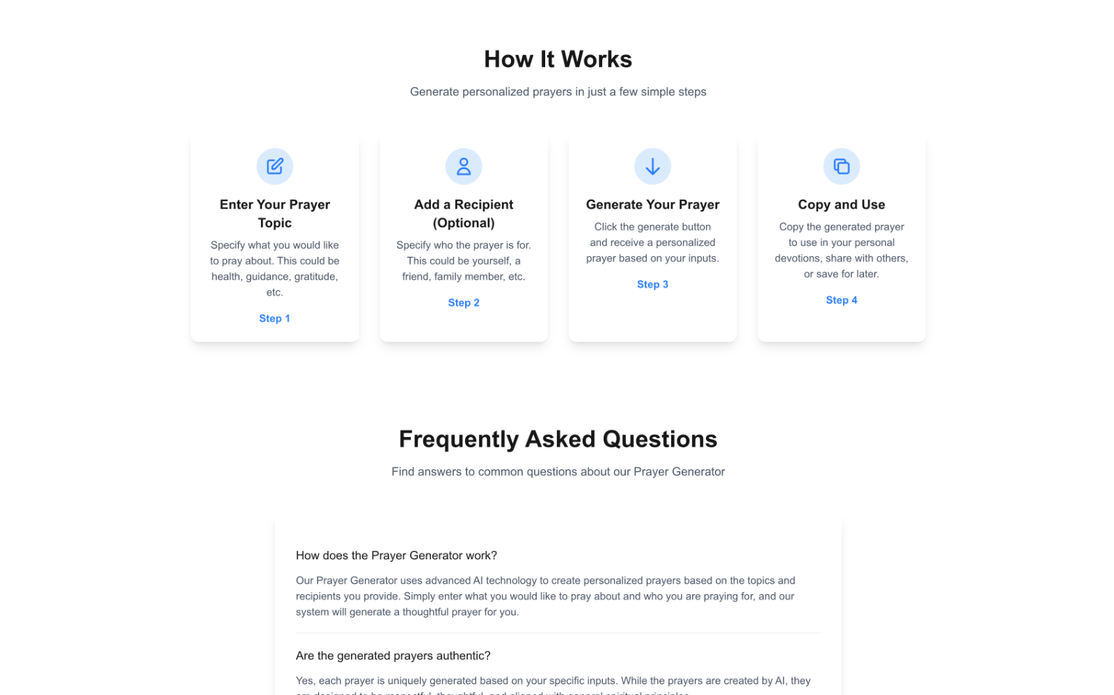 Prayer Generator  AI祈祷文生成器
