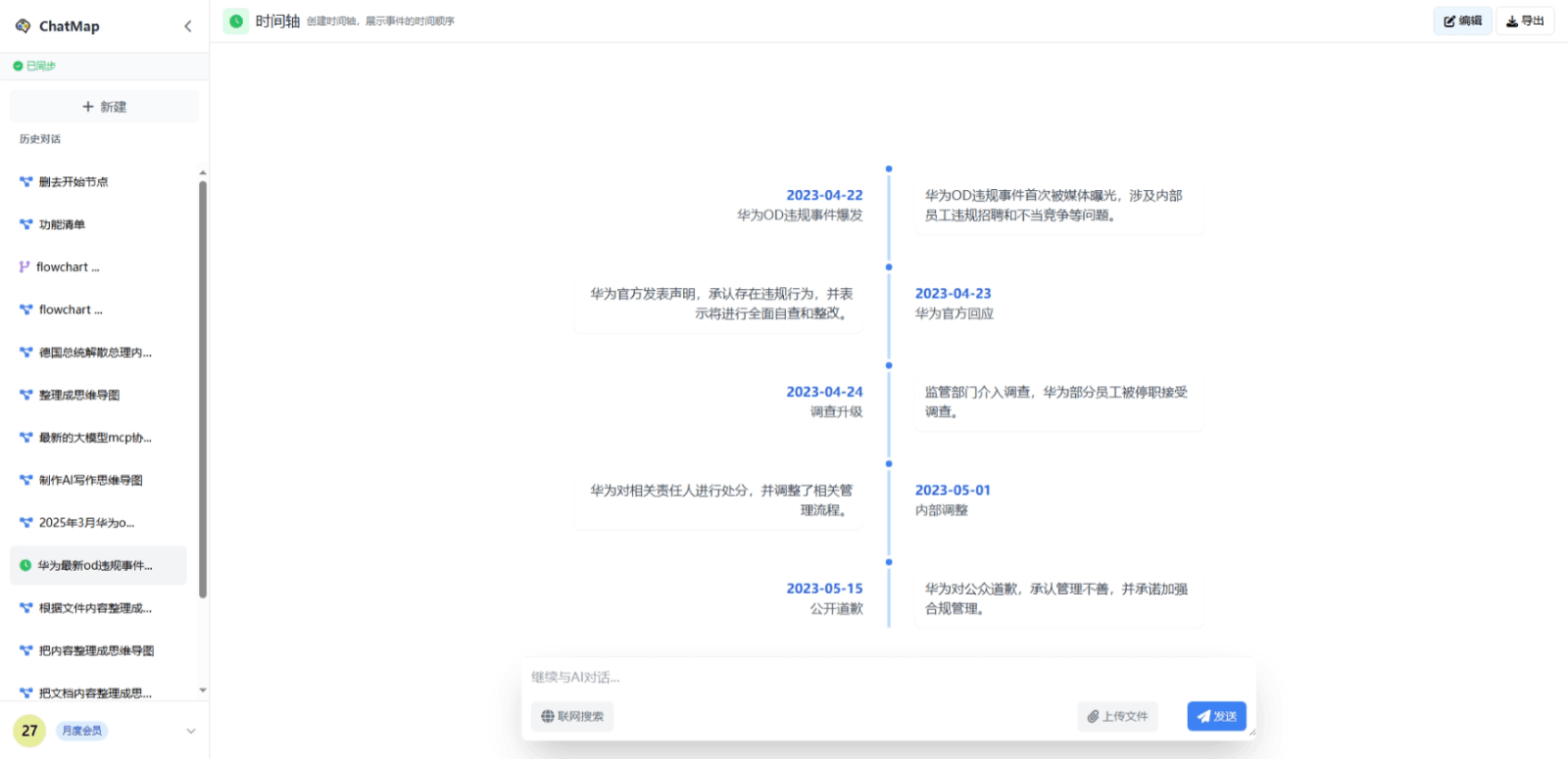 话图 ChatMap