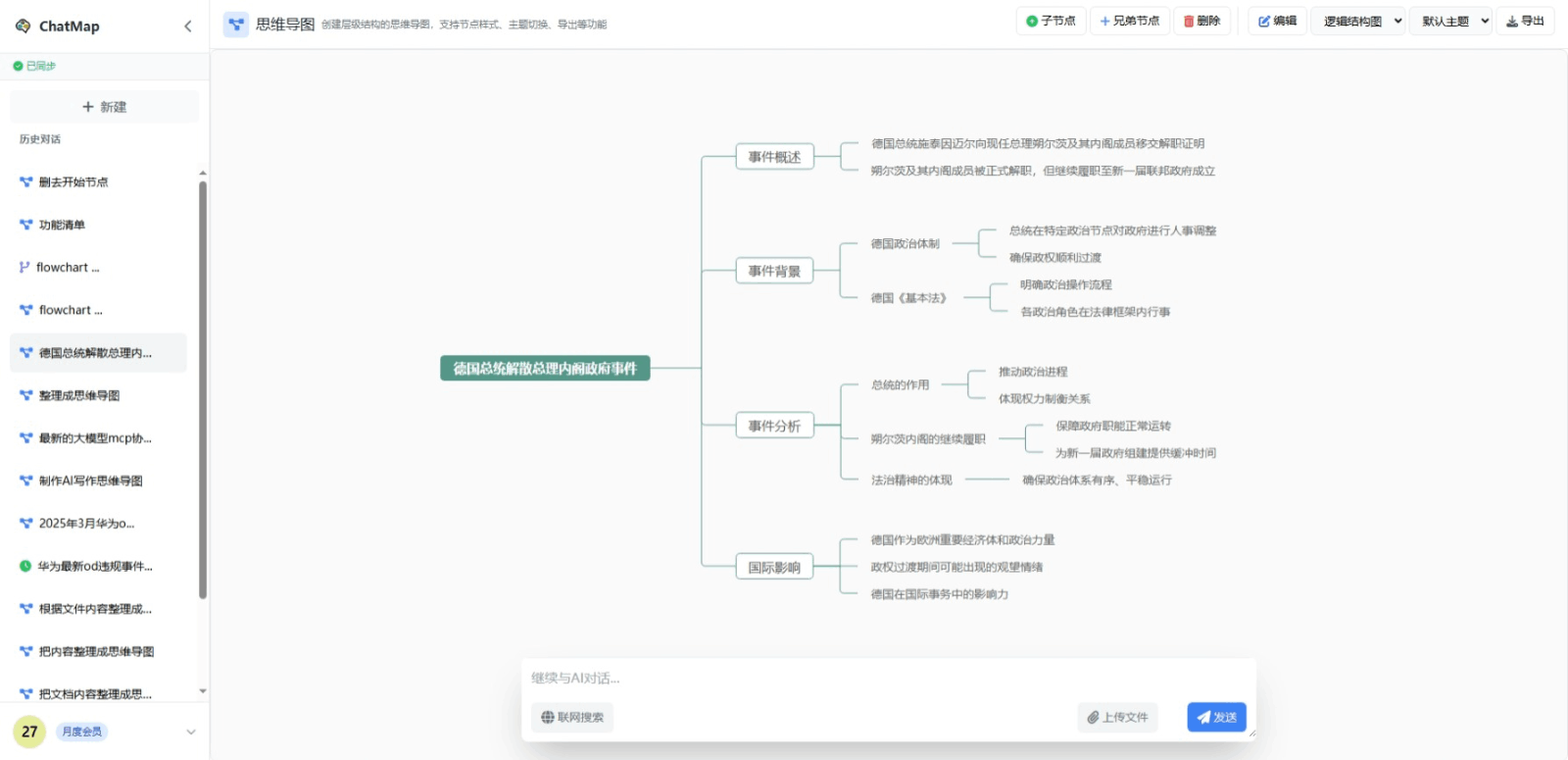 话图 ChatMap