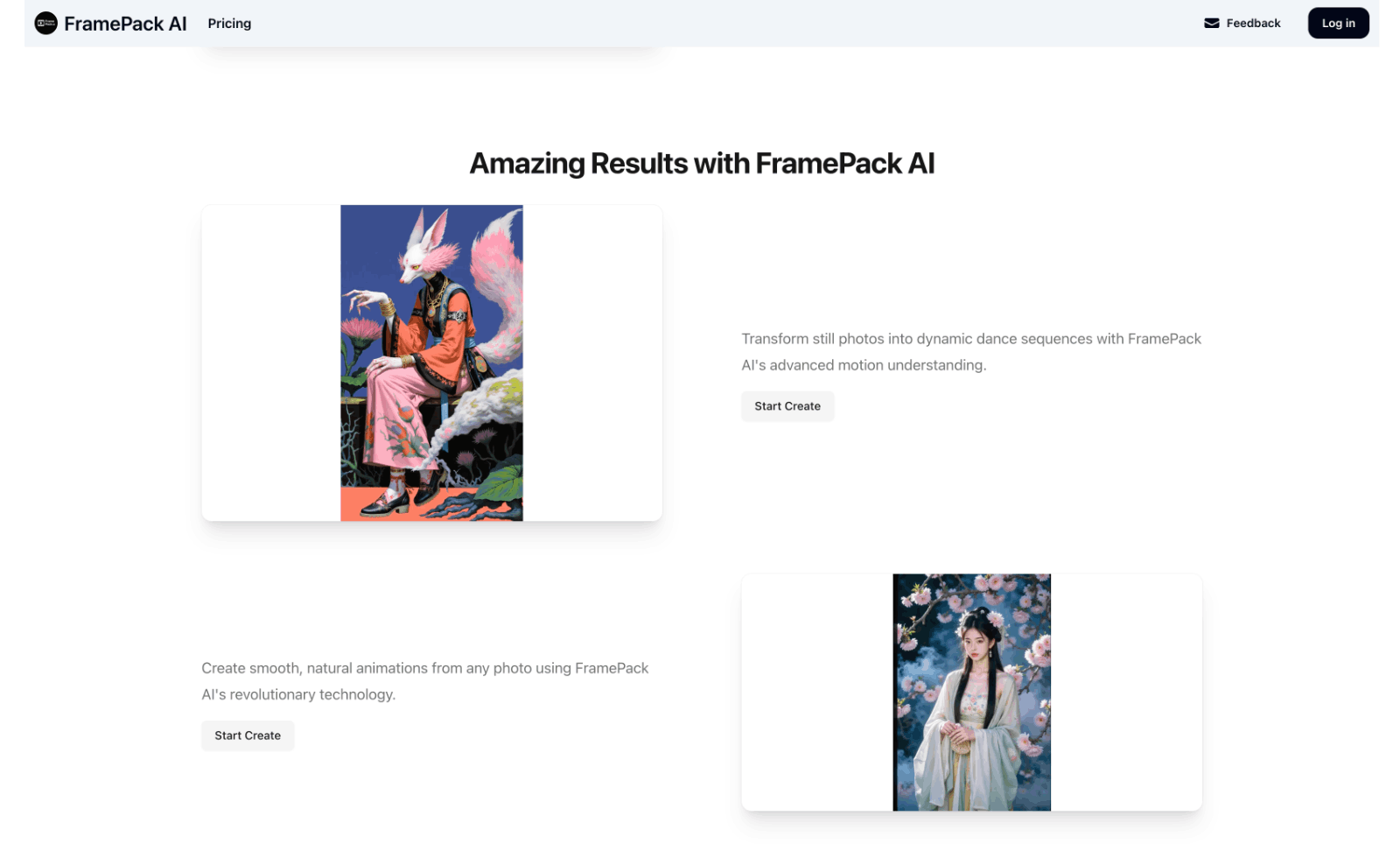 Framepack AI图像转视频