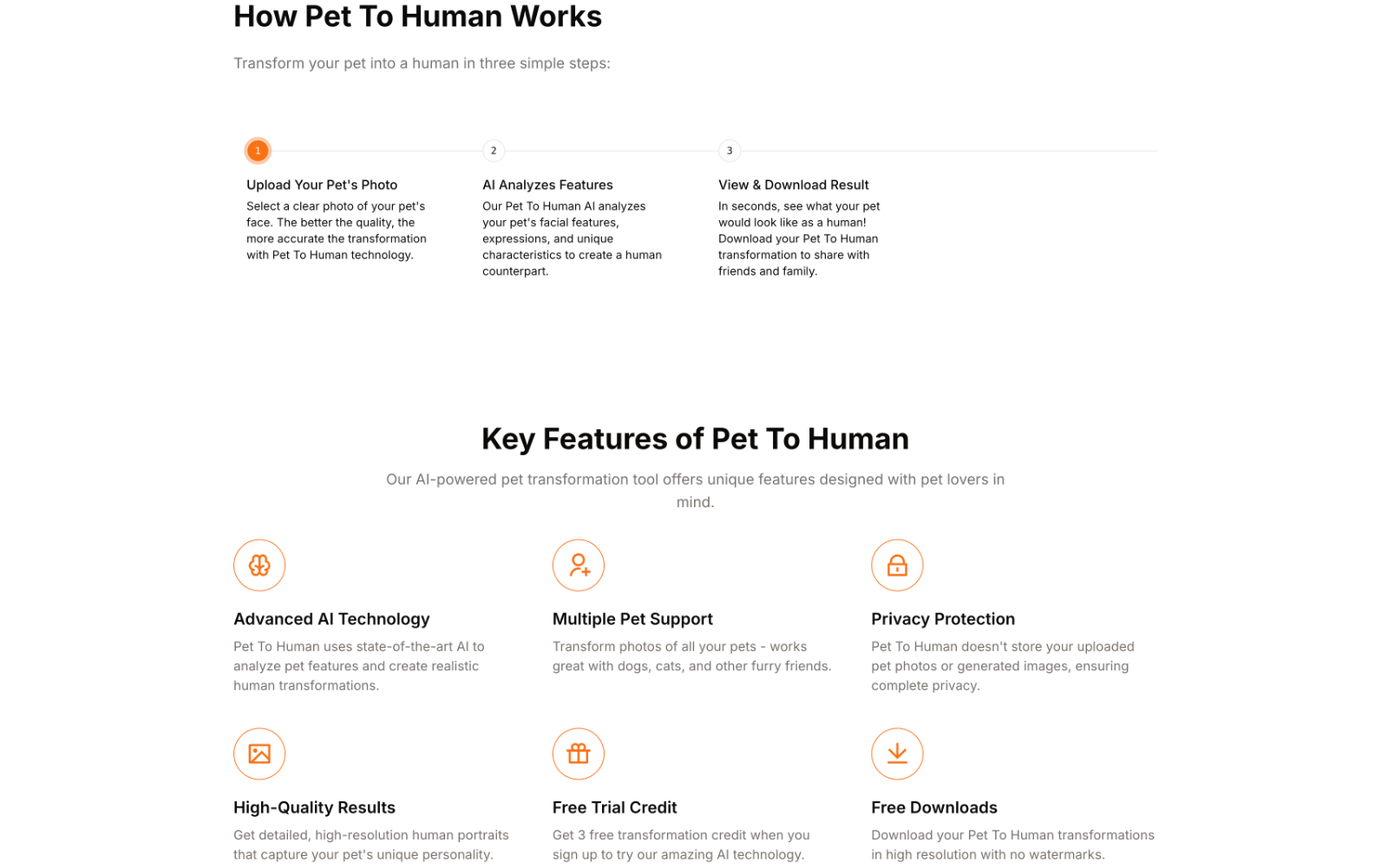 Pet To Human - AI宠物变人像