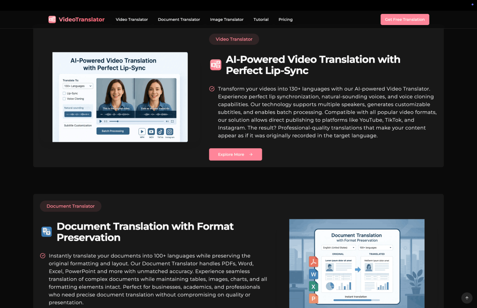VideoTranslator AI多媒体翻译