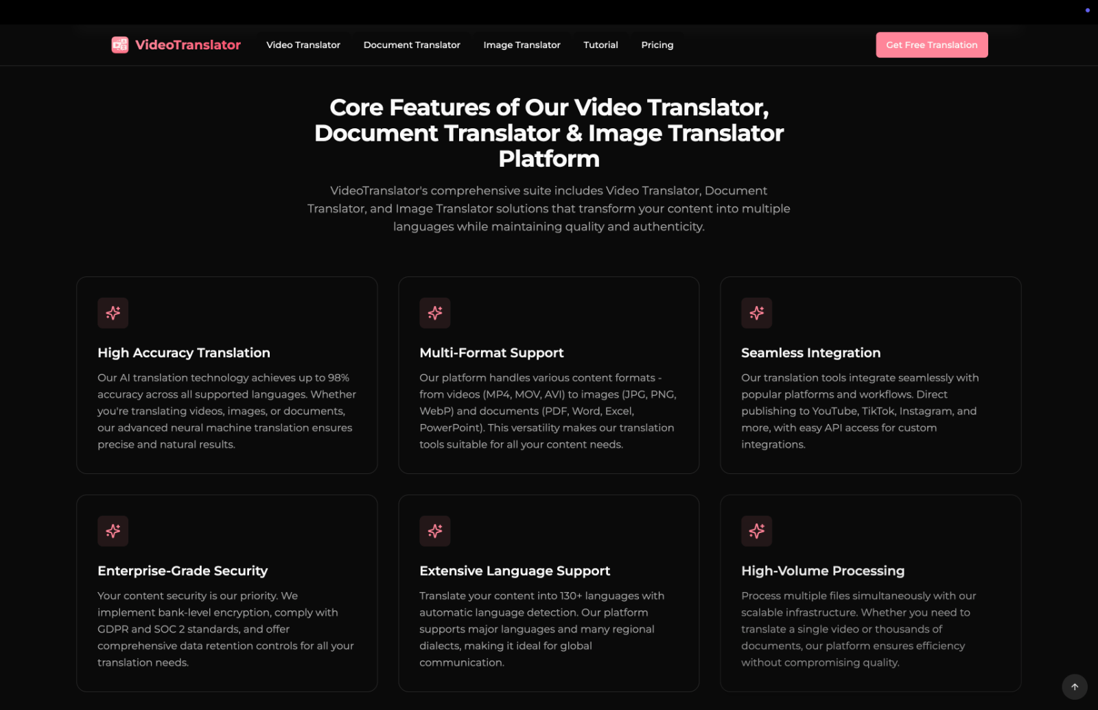 VideoTranslator AI多媒体翻译
